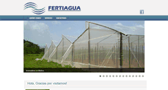 Desktop Screenshot of fertiagua.com
