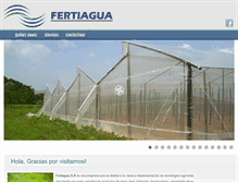 Tablet Screenshot of fertiagua.com